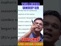 SSC | BANK | BIHAR SSC | ENGLISH | LIST OF PAIRED CONJUNCTION | SHORT-02 | BY SANDEEP SIR
