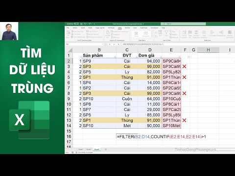 Hướng dẫn: Cách tìm DỮ LIỆU TRÙNG trong Excel bằng nhiều cách cực nhanh | Tin Học Đông Phương 2023 Mới