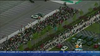 Thousands Show Up For Post-Hurricane Irma Help