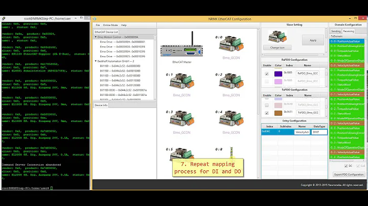 NRMK EtherCAT Tool - Setting EtherCAT Slave
