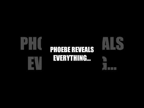 Phoebe addresses, THAT tea... Tomorrow 5pm x
