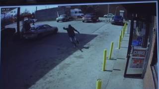 Surveillance video of fatal Broadway-Slavic Village gas station shooting