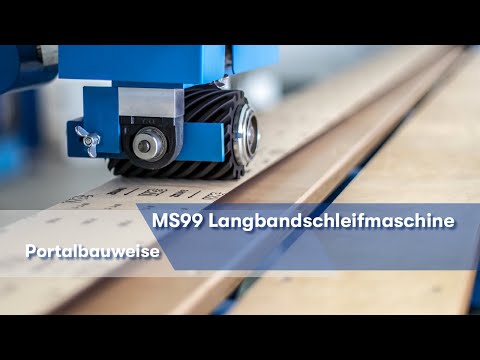 MS99 Langbandschleifmaschine in Portalbauweise -  KBM Maschinenbau GmbH Allendorf (Eder)