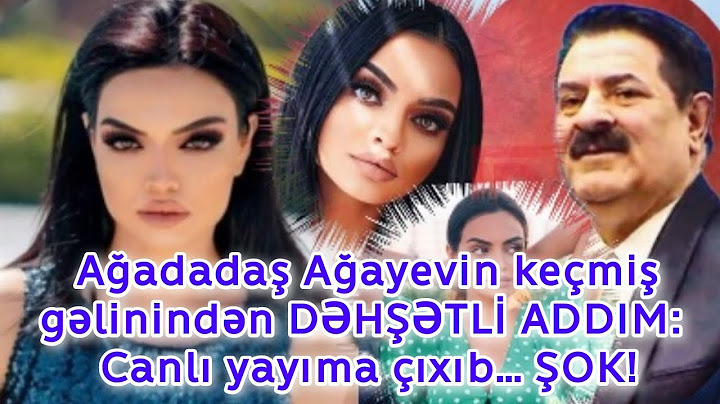 Ağadadaş Ağayevin keçmiş gəlinindən DƏHŞƏTLİ ADDIM: Canlı yayıma çıxıb... ŞOK!