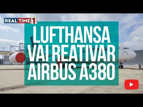 Lufthansa planeja retorno do Airbus A380 em 2023