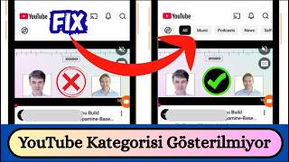 Youtube Kategori Filtre Çubuğunun Gösterilmemesi 2026 Nasıl Onarılır