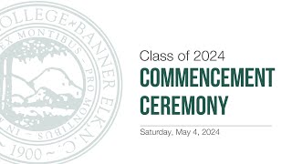 2024 Commencement Ceremony