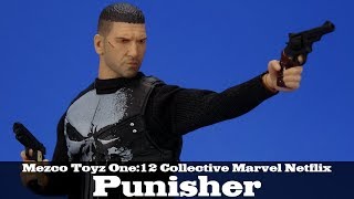 Punisher Netflix Mezco One:12 Collective Marvel Action Figure Review