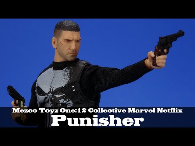 Punisher Netflix Mezco One:12 Collective Marvel Action Figure Review