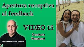 15.-  Apertura receptiva al feedback
