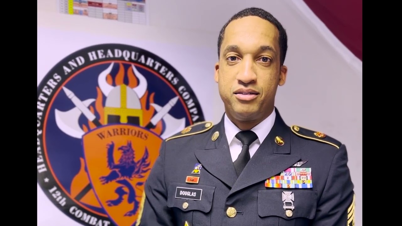 12th Combat Aviation Brigade Black History Month Observance, 1SG Mandrell Douglas