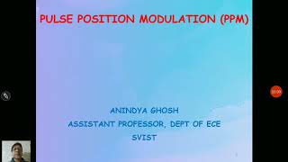 Pulse Position Modulation (PPM)