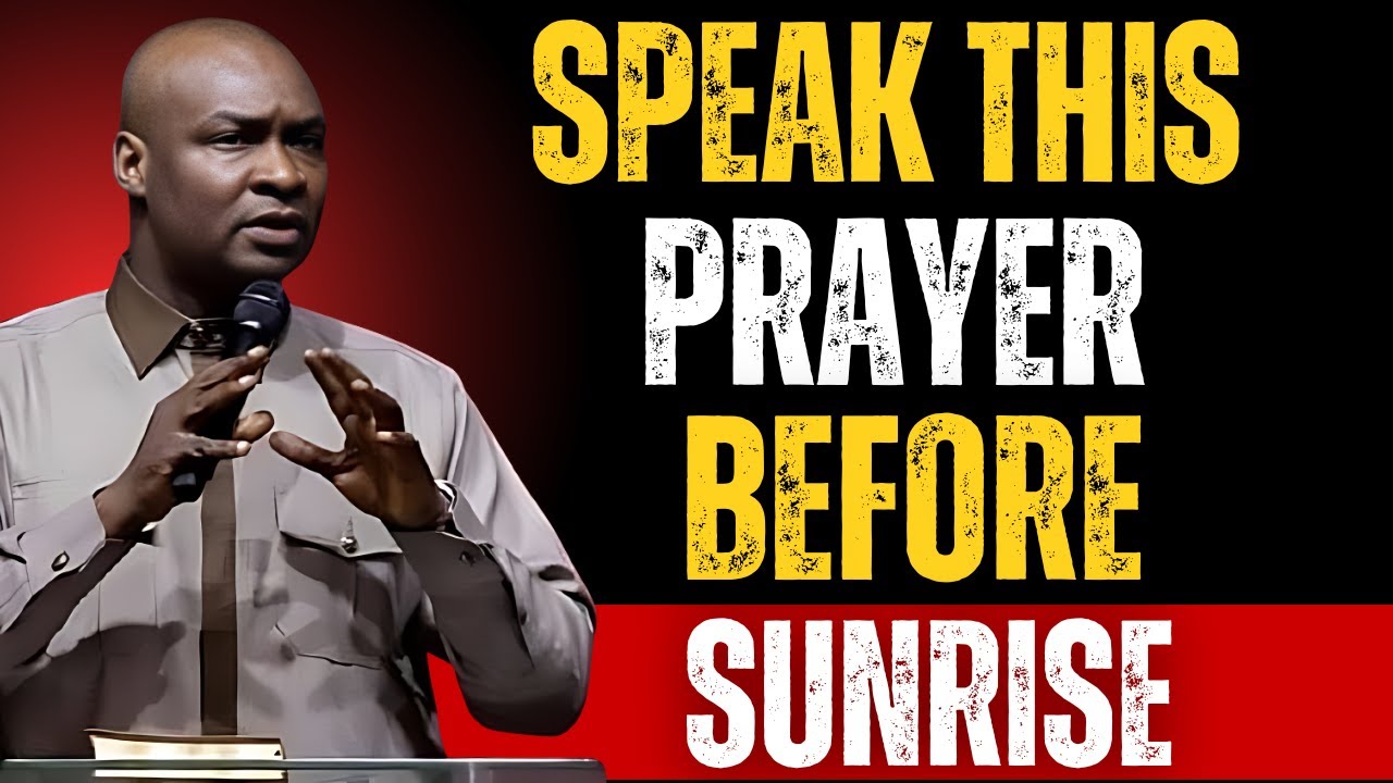 SPEAK THIS PRAYER BEFORE SUNRISE - HEAVEN WILL RESPOND! || APOSTLE JOSHUA SELMAN