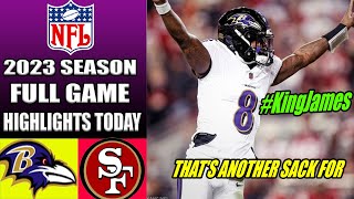 Baltimore Ravens vs San Francisco 49ers WEEK 16 FULL 4th QTR (12\/25\/23) | NFL Highlights 2023