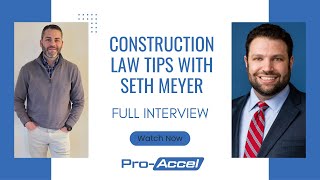 Construction Law Tips with Seth Meyer Profile