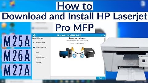 How to Download and Install Hp Laserjet Pro MFP m26a | Hp Laserjet Pro MFP m26a download and Install