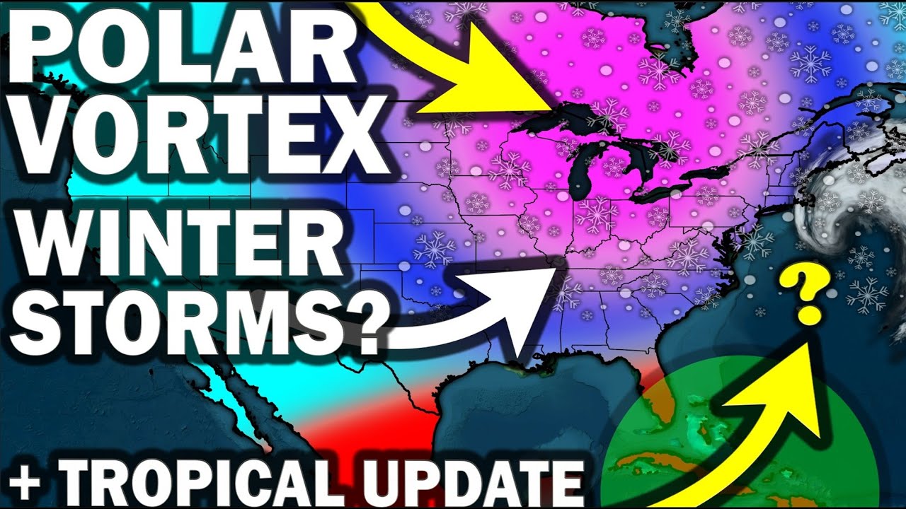 Massive Winter Storm & Snowstorm Potential? Polar Vortex Arctic Blast ...