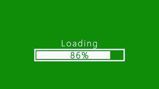 Loading green screen