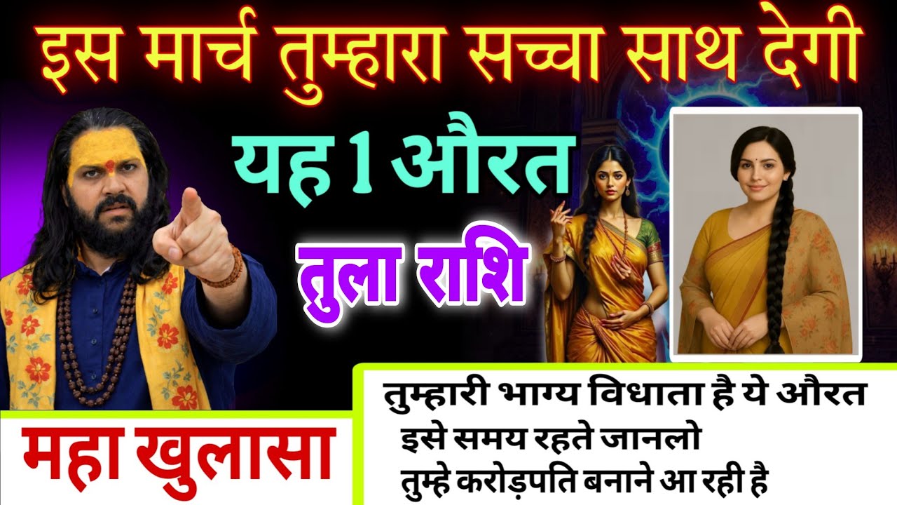 तुला राशि, 03,04,05,मार्च, इस मार्च सिर्फ यह एक इंसान आपका साथ देगा