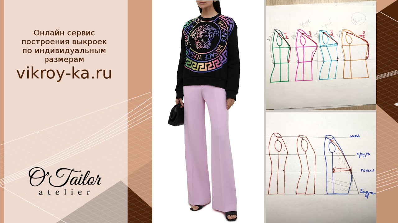 Особенности фигуры и формирование вытачек на выкройках