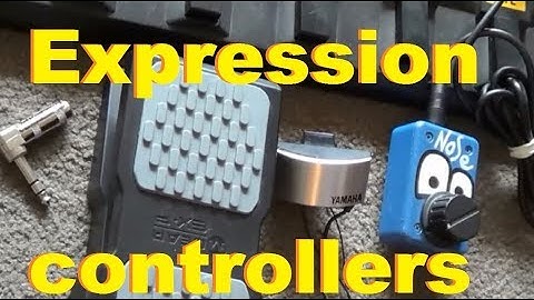 Expression Controllers: Types, methods and connections...