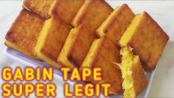 RESEP GABIN TAPE 5 BAHAN SUPER GAMPANG - ENAK DAN LEGIT