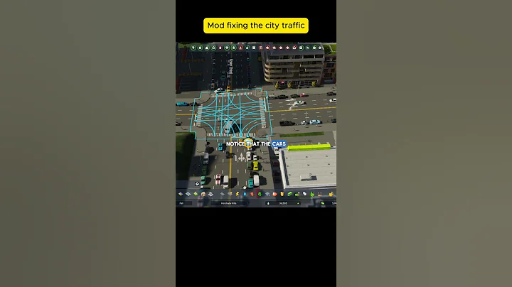 If you want to fix the city traffic then this is the MOD for you! #citiesskylines2 #communitymod