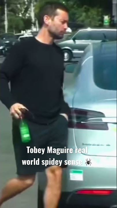 Tobey Maguire LEGIT has SPIDER sense in the real world #marvel #spiderman #shorts
