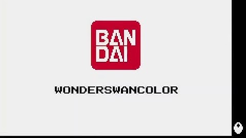 Bandai WonderSwan: All models startup screen (WS/Color/SwanCrystal)