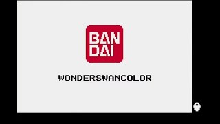 Bandai WonderSwan: All models startup screen (WS/Color/SwanCrystal)
