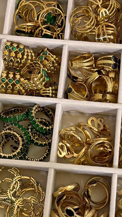 Just imagine your ring tray looking like this… Filled with pieces that actually stay shiny ✨