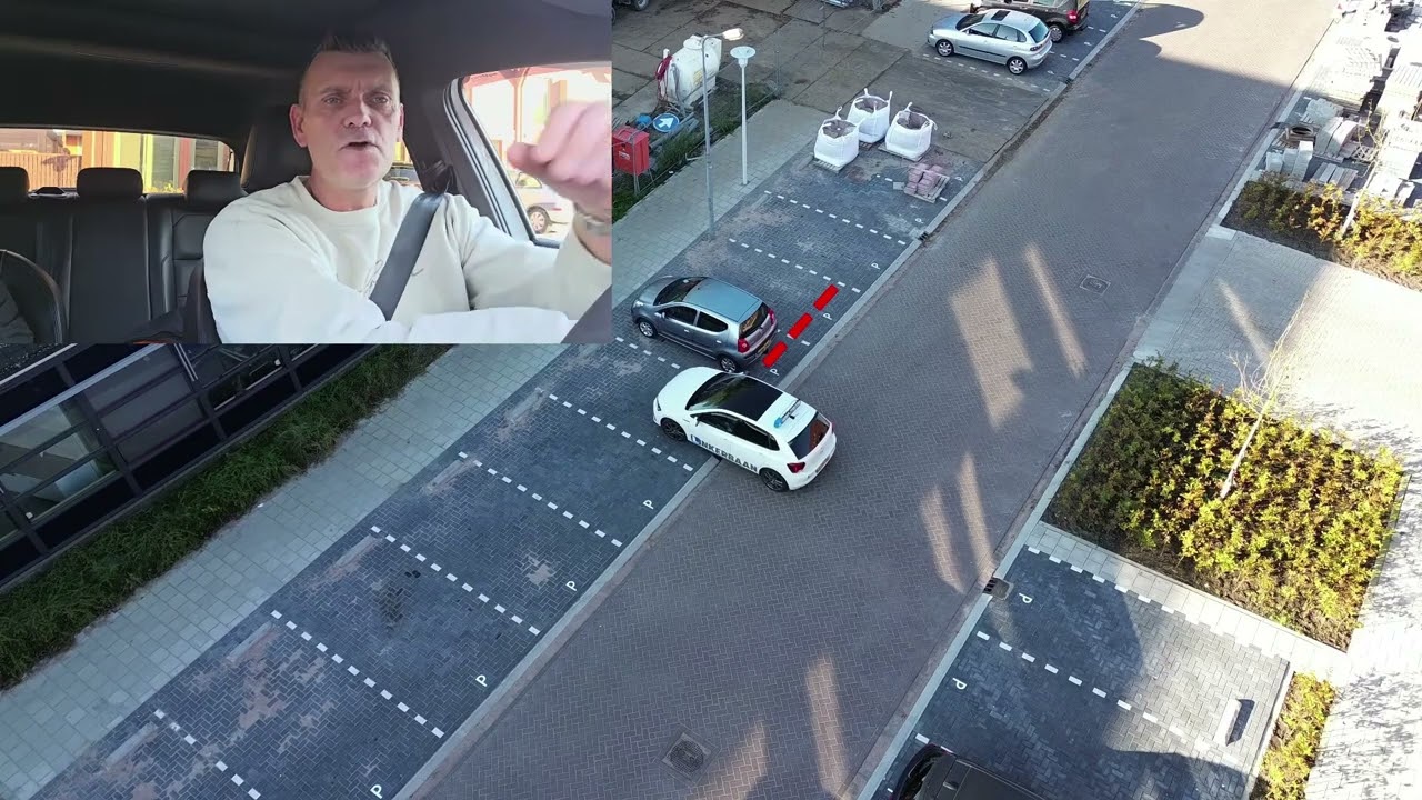 bv : vooruit vakparkeren linksom en rechtsom.