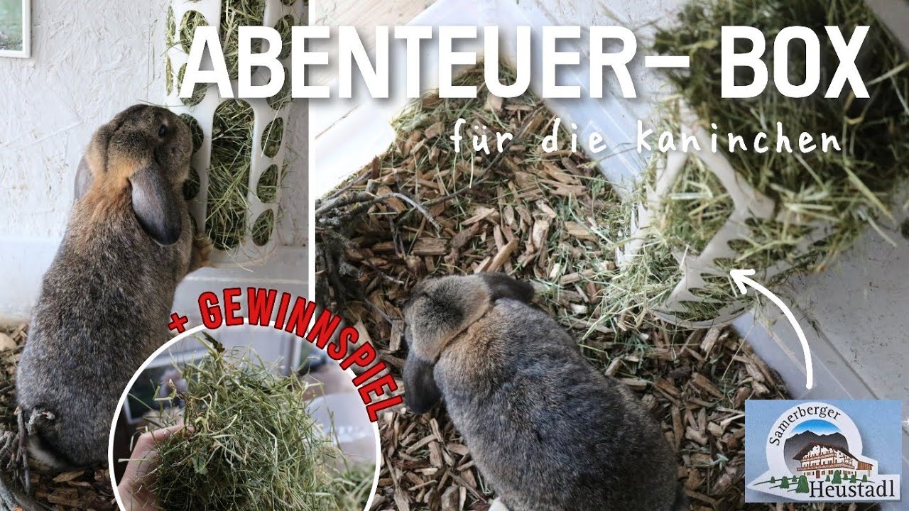 Kaninchen-Paradies - 3 Samerberger Heustadl Produkte im Check! + Gewinnspiel | Kaninchenstar