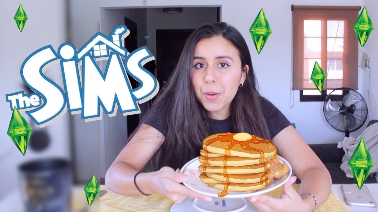 un día comiendo solo comidas que salen en los sims!!