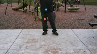 A great run of 6 Ball Bounce Juggling