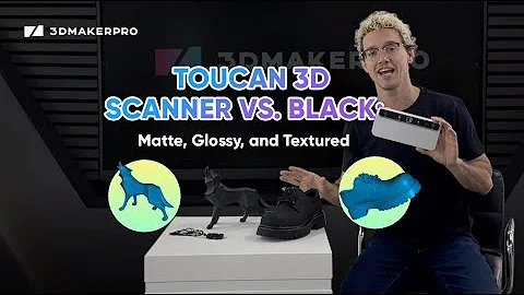 The Toucan 3D Scanner vs Black.