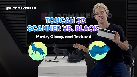 The Toucan 3D Scanner vs Black.