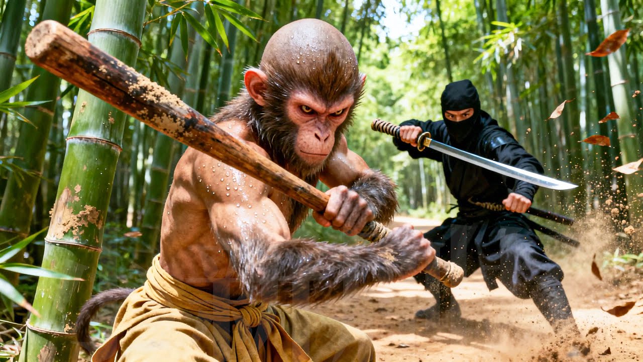 手無寸鐵的乞丐遭十萬官兵圍殺，怎料他一根木棍橫掃全場！