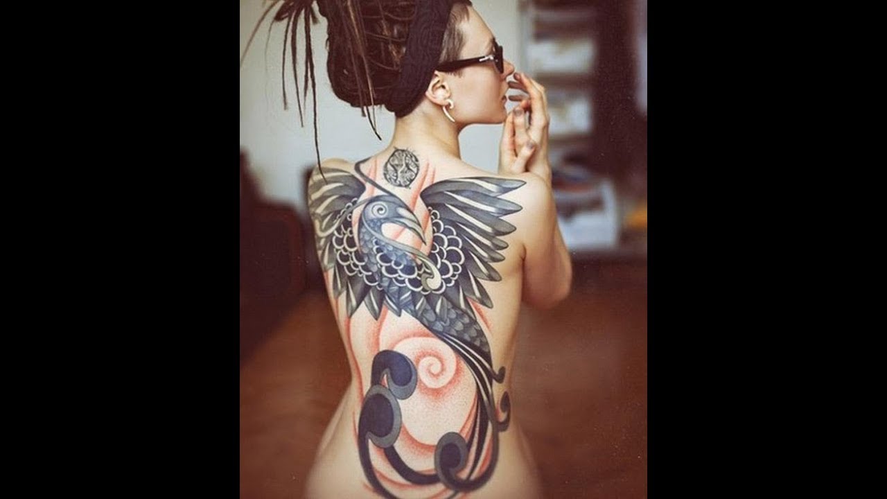 Black and White Phoenix Tattoo Designs - YouTube