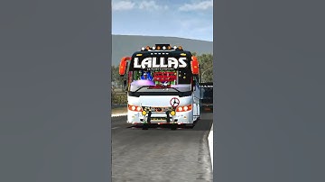 😘LALLAS🥵ZEDONE TOURIST BUS IN BUSSID🤩ZEDONE MOD FOR BUSSID #bussidmod