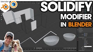 Blender SOLIDIFY MODIFIER Tutorial - Adding Thickness to Objects in Blender! screenshot 5