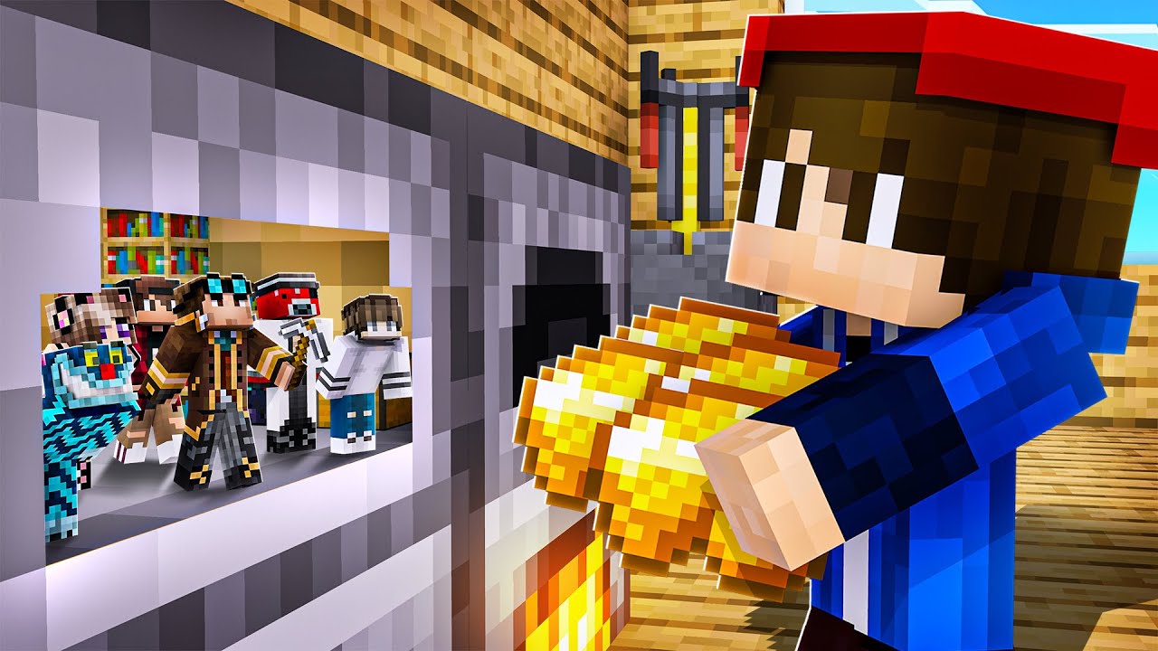 NASCONDINO DA PICCOLISSIMI CONTRO I MIEI AMICI SU MINECRAFT!!