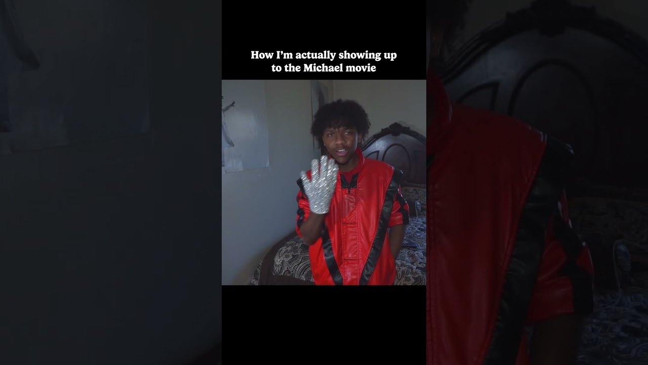 How I'm showing up to the Michael movie 🕺#youtubeshorts #michaeljackson