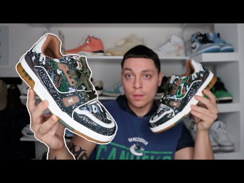 ICED OUT! LV TRAINER SNEAKER Crystal Camouflage (Review) +