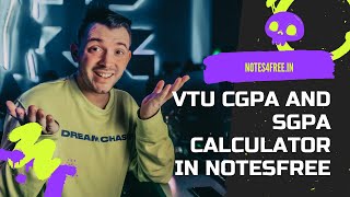 VTU CGPA  and SGPA calculator - How to calculate vtu cgpa and sgpa calculation in notes2free screenshot 4