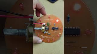 LED Chaser Circuit using CD4017 Decade Counter #electronicsforbeginners #experiment