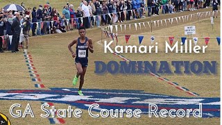 Kamari Miller Dominates State // 7A Boys GHSA XC State Championship