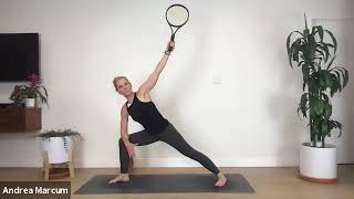 Tennis Specific Yoga Class 'Groundstrokes' with Andrea Marcum