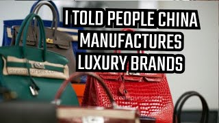 Chinese Manufacturers EXPOSE Big Luxury Brands. This guy explains