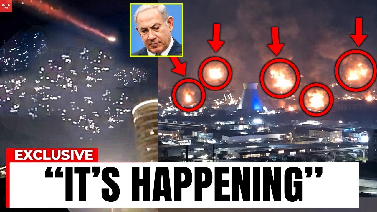 HUGE! Iran Goes BERSERK: FLOODS Israel With Massive Revenge Cluster Bombs? | Tel Aviv BURNING?